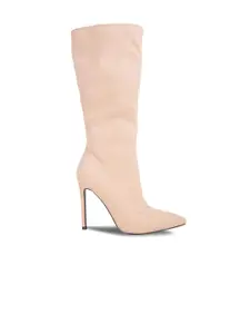 London Rag Women Calf Length Stiletto Boots