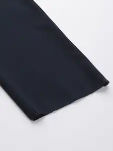 Van Heusen Men Checked Slim Fit Formal Trousers