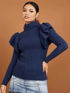 Styli Women Cable Knit Pullover