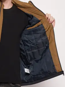 Cantabil Men Colourblocked Lightweight Padded Jacket