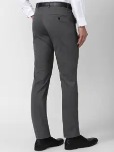 Peter England Men Slim Fit Formal Trousers