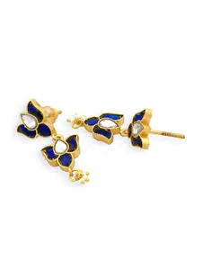 AccessHer Gold-Plated Classic Drop Earrings