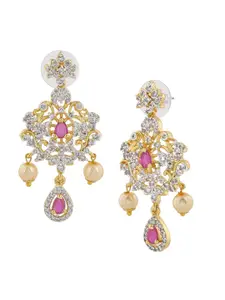 Estele Gold-Plated Classic Drop Earrings