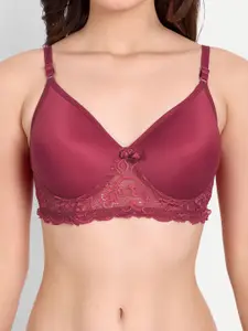 FIMS Pack of 3 Floral Lightly Cotton Padded Bra