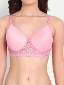 FIMS Pack of 4 Floral Lightly Cotton Padded Bra