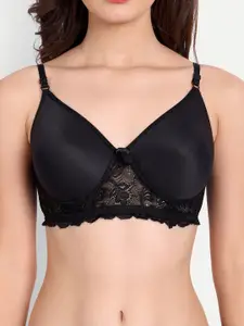 FIMS Floral Lace Lightly Padded Bra
