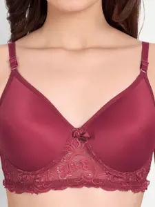 FIMS Pack of 2 Floral Lightly Cotton Padded Bra