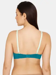 Zivame Blue Heavily Padded T-Shirt Bra