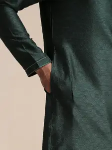 Manyavar Men Full Sleeves Kurta With Churidar