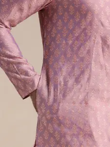 Manyavar Men Printed Kurta with Churidar