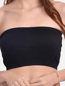 FIMS Women Pack of 3 Solid Wire free Tube Padded Seamless Bra
