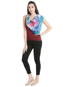 Noi Blue & Pink Scarf