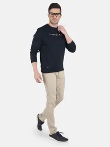 Monte Carlo Men Typography Printed Cotton Sweatshirt