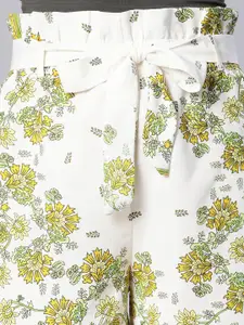 Oxolloxo Women Floral Printed Loose Fit Shorts