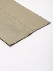 Arrow Men Textured Tailored Mid Rise Flat Front Formal Trousers