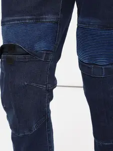 The Roadster Life Co. Men Biker Cordura Stretchable Jeans