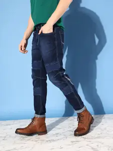 The Roadster Lifestyle Co. Men Carrot Light Fade Reflective Stretchable Jeans