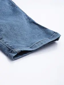 Moda Rapido Tapered Fit High-Rise Light Fade Stretchable Jeans