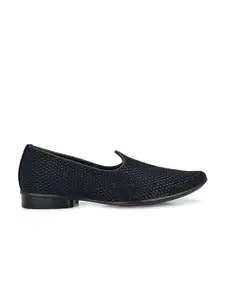 Hitz Men Textured Leather Mules