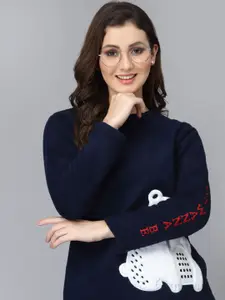 Sweet Dreams Women Super Soft Polar Fleece Applique Winter Night suit