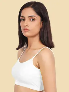 DChica Women Pack Of 2 Premium Cotton Medium Support Training or Gym Beginners Bra