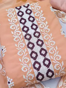 KALINI Embroidered Unstitched Dress Material