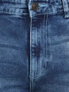 Urbano Fashion Men Skinny Fit Heavy Fade Stretchable Cotton Jeans