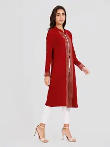 KEIKO Women Long Sleeve Open Front Acrylic Shrug