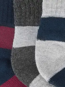 Ajile by Pantaloons Men Pack of 3 Colour-Blocked Ankle-Length Socks