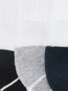 Ajile by Pantaloons Men Pack Of 3 Striped Ankle-Length Socks