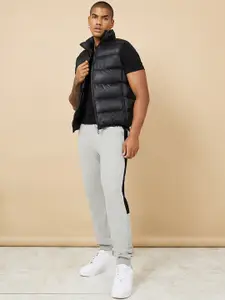 Styli Men Slim Fit Colourblocked Joggers