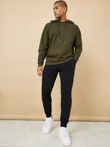 Styli Men Skinny Fit Jogger with Ribbed Cuffed