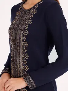 KEIKO Ethnic Motifs Woven Design Acrylic Kurti