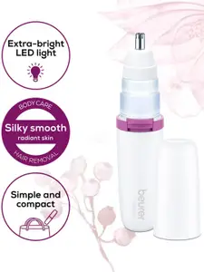 beurer HL16 Mini Face Hair Remover & Eyebrow Shaper - White