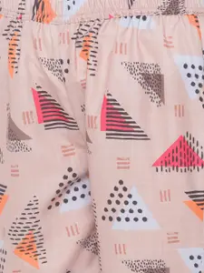 FashionRack Women Pack of 2 Printed Cotton Lounge Pants