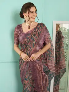 Saree mall Floral Printed Banarasi Traditional Sarees