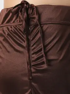 neckbook Women Satin Lycra Stretchable Saree Shapewear