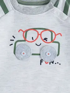 Pantaloons Baby Boys Striped Cotton Sweatshirt