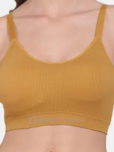 Amour Secret Pack of 3 Striped Removable Lightly Padded Sports Bra