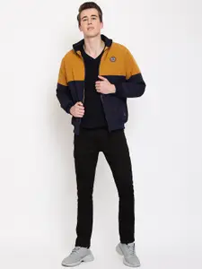 Cantabil Men Colourblocked Bomber Jacket