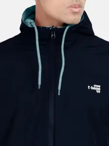t-base Men Hooded Rain Jacket