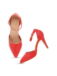 DressBerry Textured PU Pumps