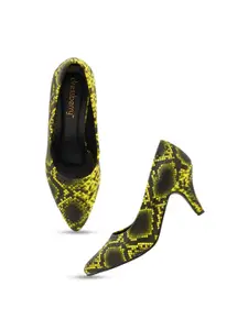 DressBerry Textured Slim Pumps Heels