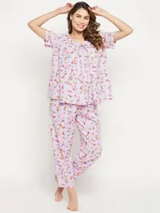 Clovia Women Printed Night suit