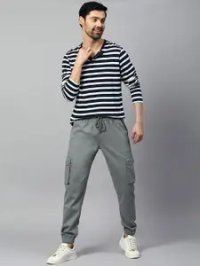 Dennis Lingo Men Cotton Tapered Fit Cargo Joggers