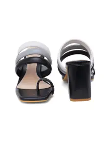 SHUZ TOUCH Women Colourblocked Block Heels