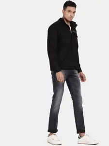t-base Men Plus Size Windcheater Tailored Jacket