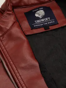 SHOWOFF Men Leather Jacket