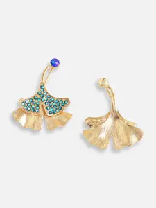 SOHI Women Gold-Plated Contemporary Drop Earrings