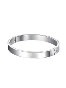 ZIVOM Men Silver-Plated Kada Bracelet
